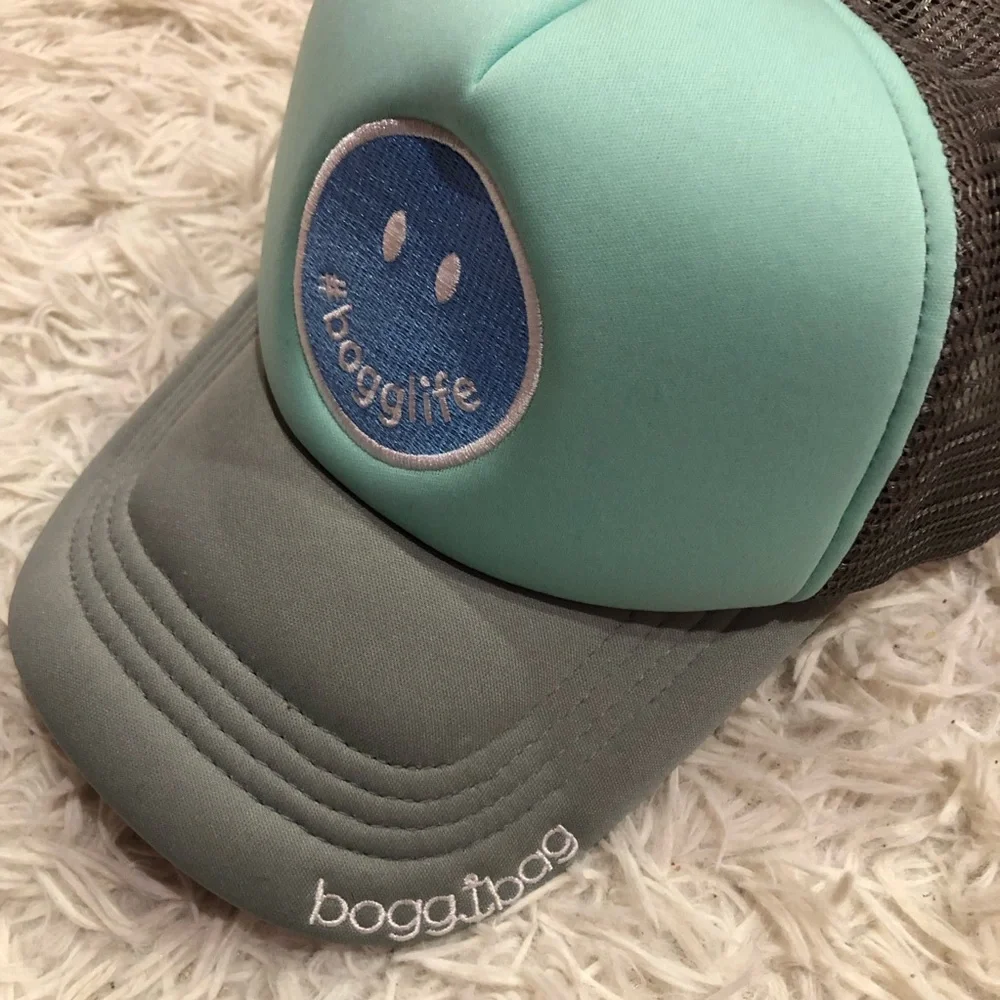 Mint & Gray Trucker Hat
